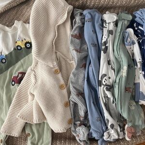 Baby Boy 0-3 Month Bulk Clothes